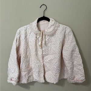 Vintage quilted night jacket